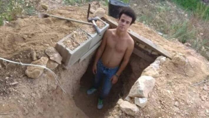 quarrel with parents boy dig underground cave quarrel with parents boy dig underground cave