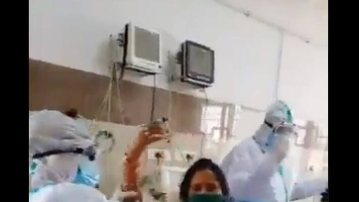 Doctors dance with Corona infected in Jaunpur, watch video asa Doctors dance with Corona infected in Jaunpur, watch video asa