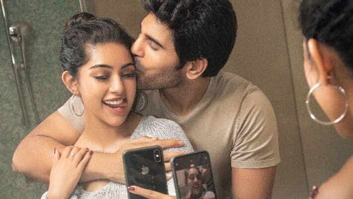 anu emmanuel with allu sirish prema kadanta first look anu emmanuel with allu sirish prema kadanta first look