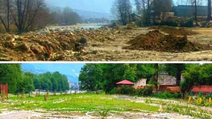 ifs officer converted dump yard into green zone ifs officer converted dump yard into green zone