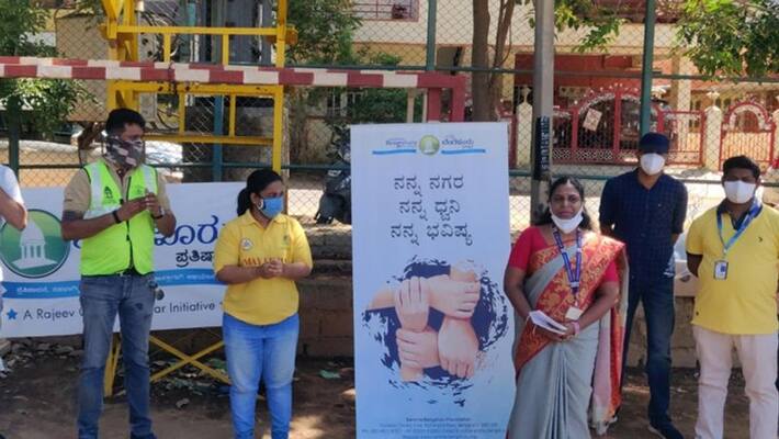 Bengaluru Fights Corona Namma Bengaluru Foundation distributed Grocery kits for more than 1000 families KPP Bengaluru Fights Corona Namma Bengaluru Foundation distributed Grocery kits for more than 1000 families KPP