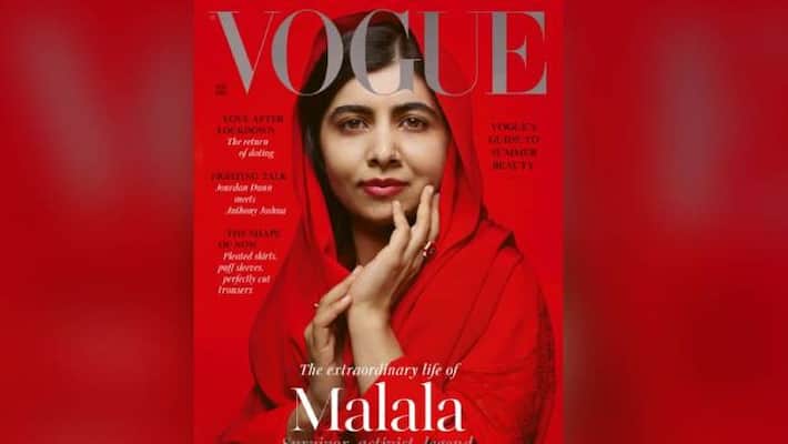 Malala Yousafzai as vogue magazine cover Malala Yousafzai as vogue magazine cover