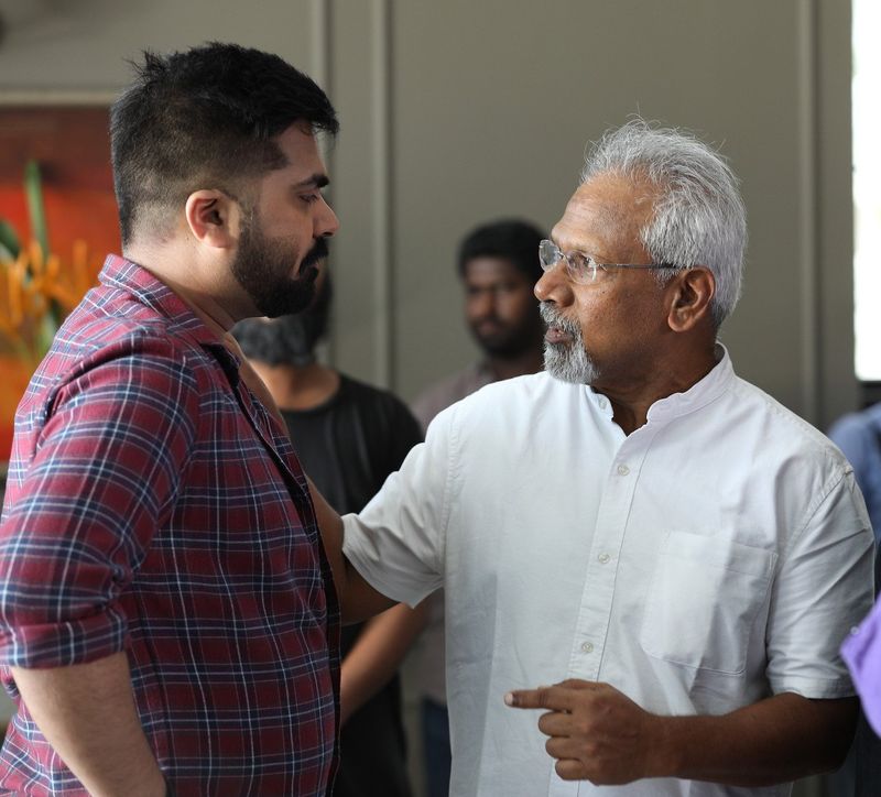 செக்க சிவந்த வானம் ஷூட்டிங்கில் சிம்புவுடன் 