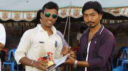 Batsman Avinav Yadav shows his commendable skill as an U-19 player in Nepal