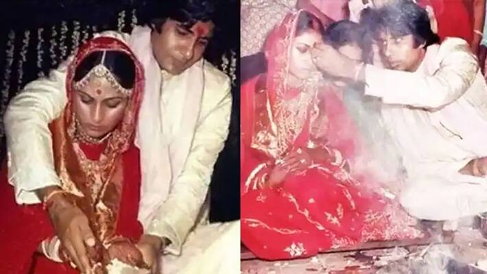 amitabh bachchan jaya bachchan 48 marriage anniversary big b shares wedding photo KPJ amitabh bachchan jaya bachchan 48 marriage anniversary big b shares wedding photo KPJ