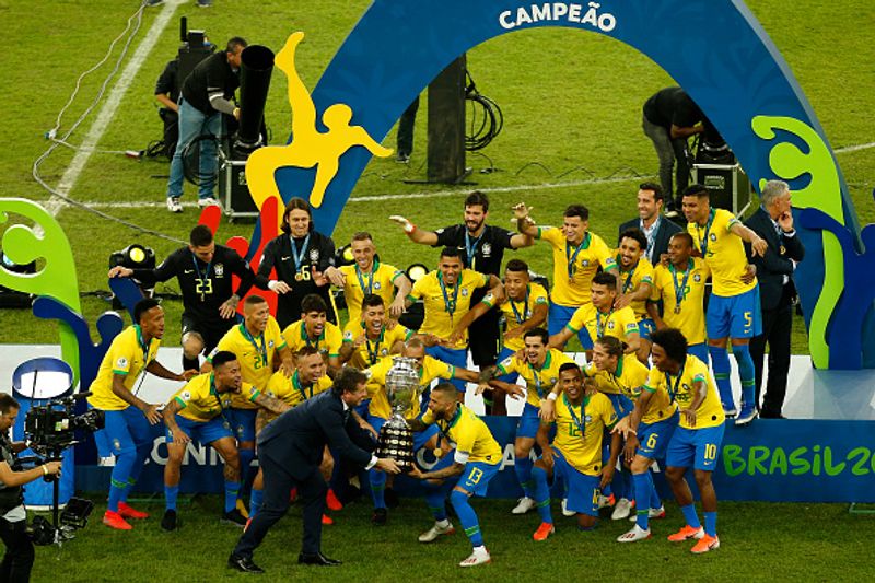 Brazil
Undoubtedly, the favourites again, the most striking reason for its being the top contender is its clean record of winning the title as host. In the previous five editions as host, it has won every single time. Furthermore, its recent flawless form in the qualifiers is sure to make it a top contender, while Neymar would once again play a key role in its success, as head coach Tite has done a phenomenal job so far.
NOTE: Asianet News humbly requests everyone to wear masks, sanitise, maintain social distancing and get vaccinated as soon as eligible. Together we can and will break the chain #ANCares #IndiaFightsCorona