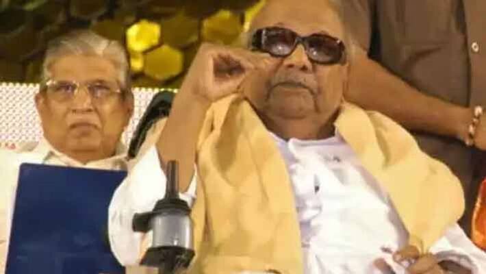 Karunanidhi is the one who sowed the seeds of caste politics ... the famous writer who beats Karunanidhi is the one who sowed the seeds of caste politics ... the famous writer who beats