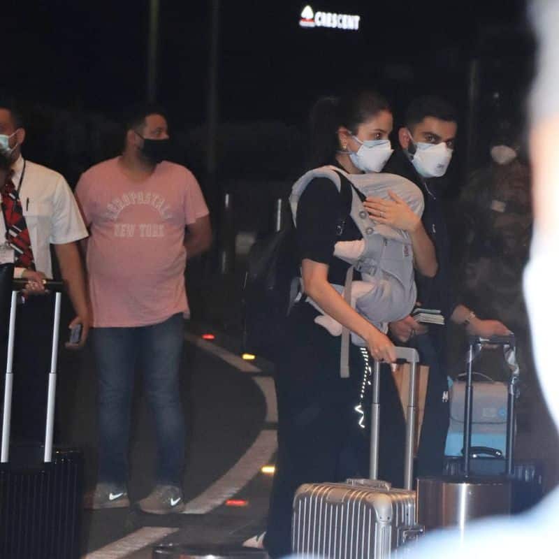 Watch Virat Kohli, Anushka Sharma and other members of Team India depart for England from Mumbai airport-ayh