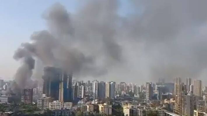 Maharashtra A level two fire broke out in Aashiyana Tower in Mumbai kpa Maharashtra A level two fire broke out in Aashiyana Tower in Mumbai kpa