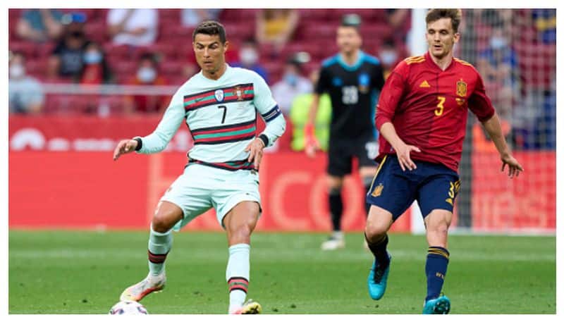 Watch Cristiano Ronaldo display incredible running speed during Portugal's clash against Spain-ayh