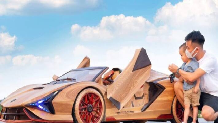 vietnam woodworker made wooden lamborghini for son vietnam woodworker made wooden lamborghini for son