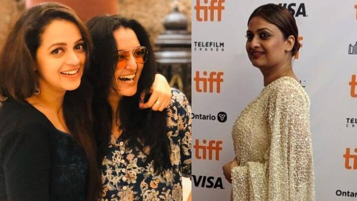 manju warrier and geetu mohandas wish happy birthday to bhavana manju warrier and geetu mohandas wish happy birthday to bhavana