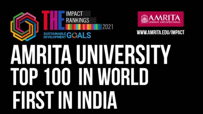 amrita university top 100 in world first in india amrita university top 100 in world first in india