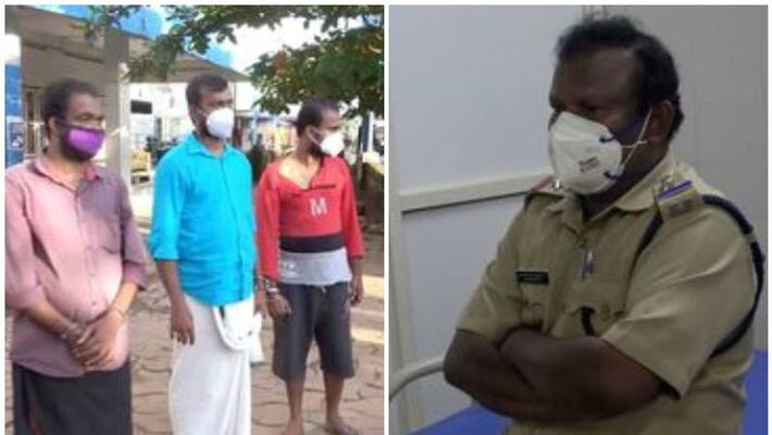 Attack against police during vehicle inspection in kollam Attack against police during vehicle inspection in kollam