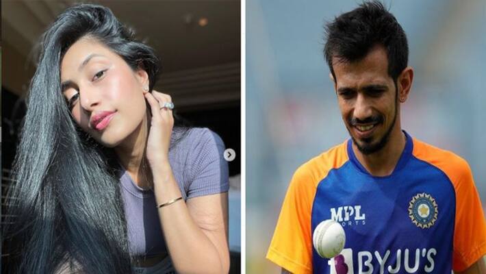 IPL 2021, RCB cricketer Yuzvendra Chahal fight with his wife Dhanasree Verma, see viral video spb IPL 2021, RCB cricketer Yuzvendra Chahal fight with his wife Dhanasree Verma, see viral video spb