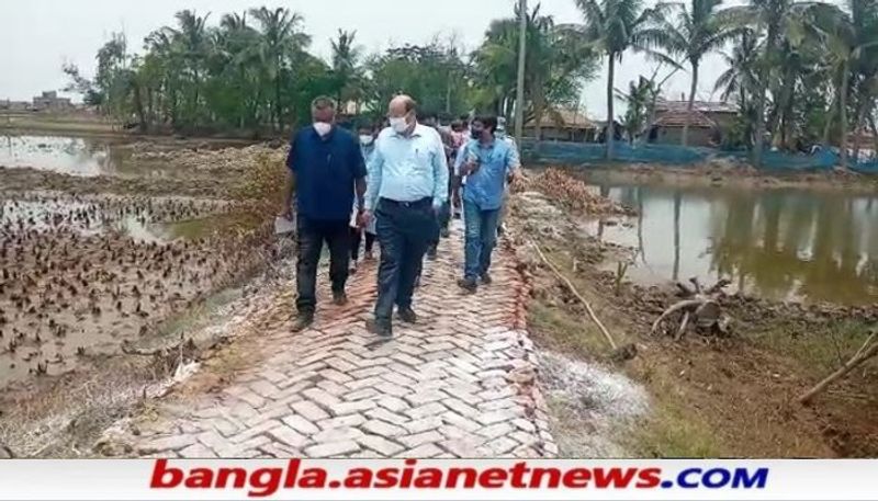 যশ বিধ্বস্ত এলাকা পরিদর্শন করলেন ৭ সদস্যের কেন্দ্রীয় প্রতিনিধি দল।