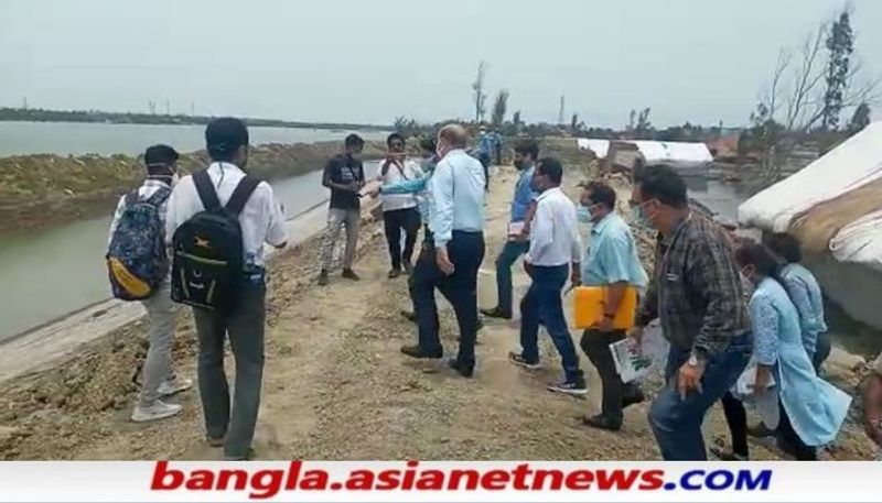 এদিন দক্ষিণ ২৪ পরগনা এবং পূর্ব মেদিনীপুরের ক্ষতিগ্রস্ত এলাকা ঘুরে দেখছেন সদস্যরা।