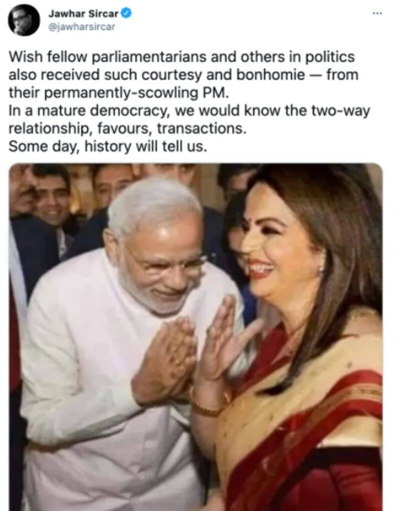 Jawhar Sircar shares fake image to attack PM Modi