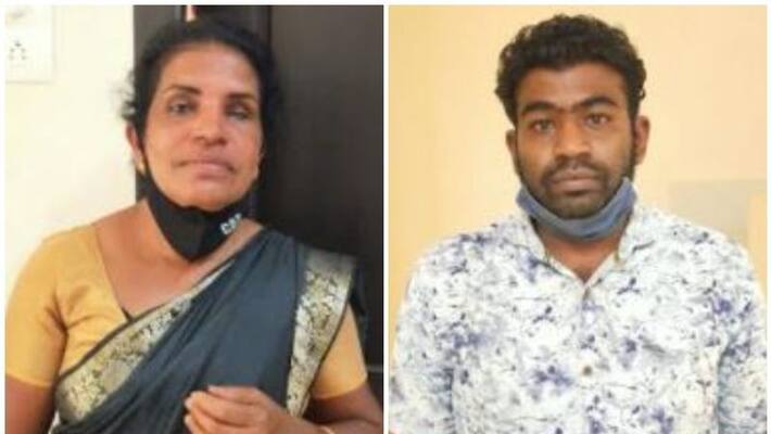 rtd. Teacher and youth held with karnataka liquor rtd. Teacher and youth held with karnataka liquor