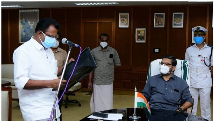 kovalam mla m vincent take sworn kovalam mla m vincent take sworn