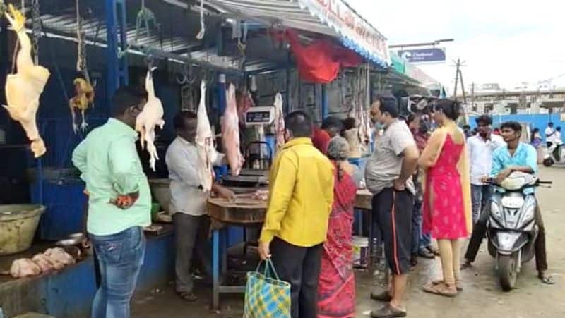 Hindu Munnetra Kalagam petition to high court  Butcher shops operating without permission during the curfew