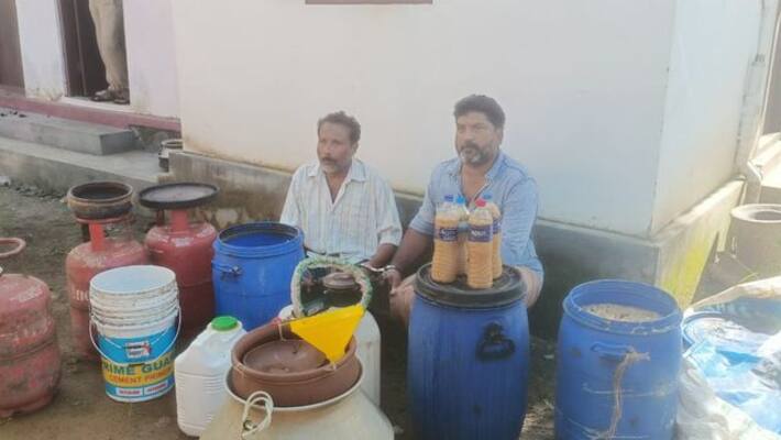 illegal local liquor unit raided two arrested illegal local liquor unit raided two arrested