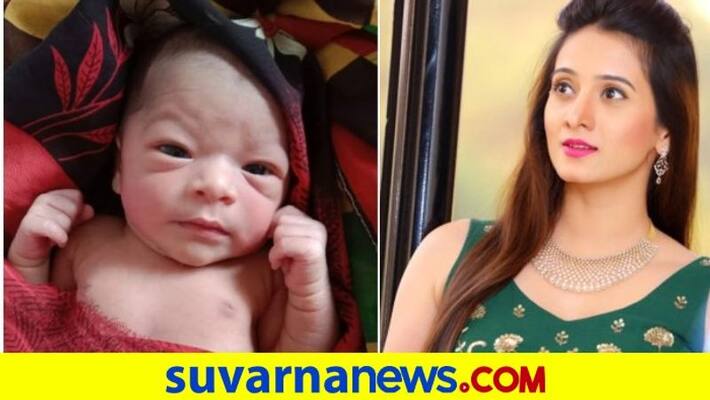 New born from Belagavi savasuddhi village is named after actress Harshika poonacha vcs New born from Belagavi savasuddhi village is named after actress Harshika poonacha vcs