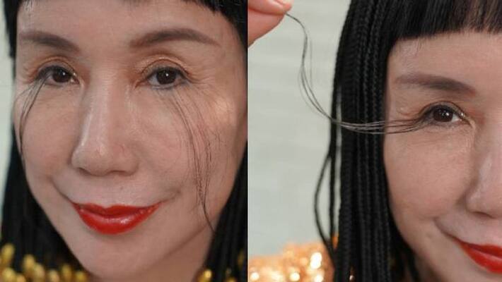 woman breaks her own world record for longest eyelash woman breaks her own world record for longest eyelash