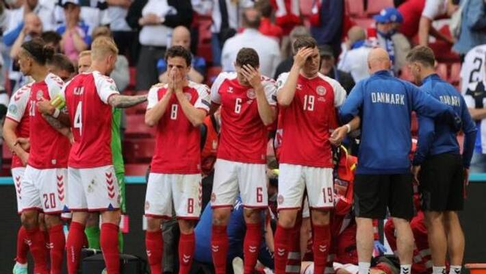 EURO 2020: Christian Eriksen collapses, Football world in tears EURO 2020: Christian Eriksen collapses, Football world in tears