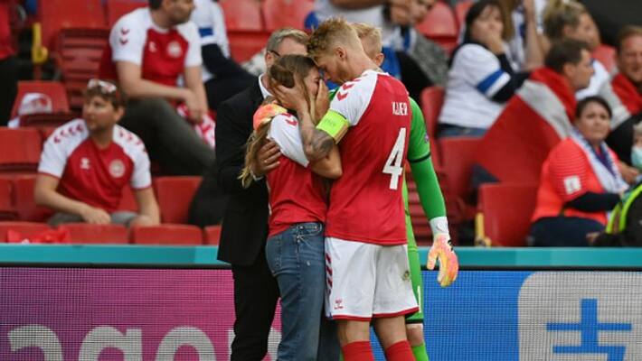 UEFA EURO 2020 Simon Kjaer the hero saved Christian Eriksens life UEFA EURO 2020 Simon Kjaer the hero saved Christian Eriksens life