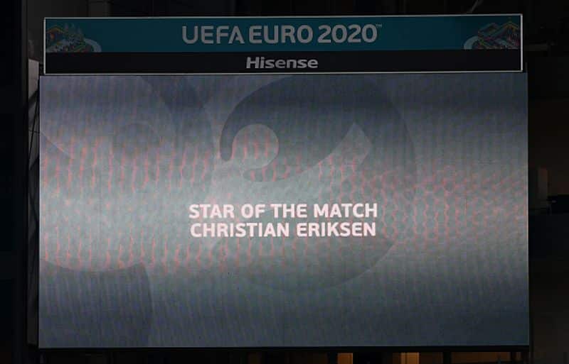 UEFA EURO 2020 Denmark Finland fans chants Christian Eriksen name Video