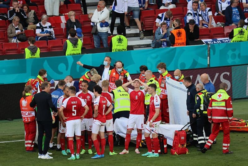 UEFA EURO 2020 Finland fans gave flag to cover Christian Eriksen viral