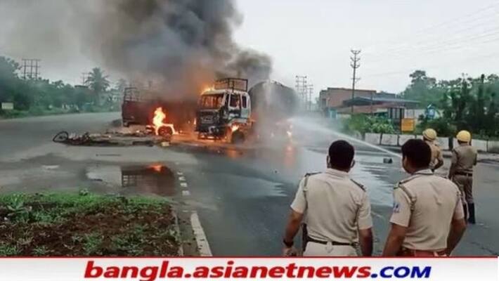 Two died and many injured due to accident on national Highway at Asansol in WB RTB Two died and many injured due to accident on national Highway at Asansol in WB RTB