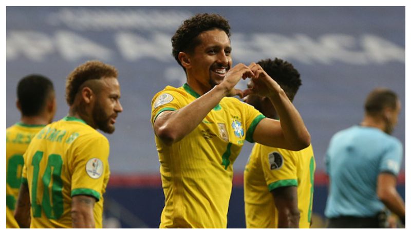 Brazil breezes past Venezuela
In the tournament's opening game, host Brazil faced off against Venezuela at the Estádio Nacional de Brasília. The host was off to an attacking start, and after a couple of missed chances, Marquinhos put the defending champion ahead in a cheeky manner, in the 25th minute, as it led at half-time.
