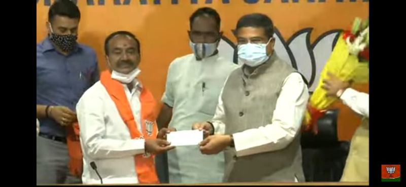 బిజెపిలోకి ఈటల రాజేందర్ చేరిక కార్యక్రమం