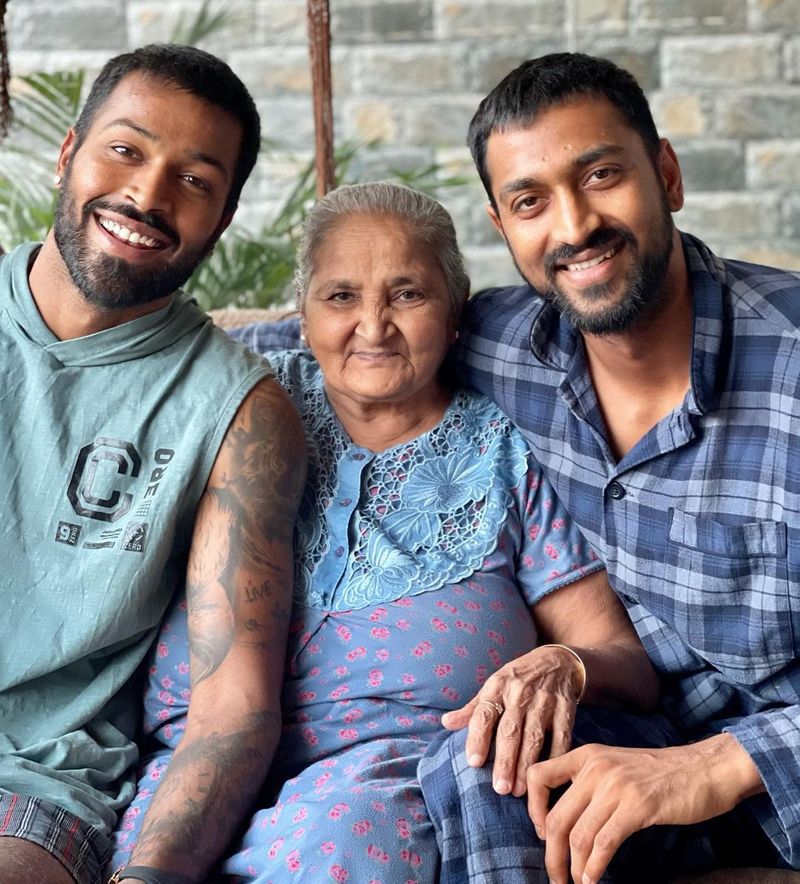 Pandya has been having a fabulous family time of late, as along with his brother, he recently also shared a picture with his grandmother. The photo was captioned, "You guys still looking out for cuteness around? 😍❤️".