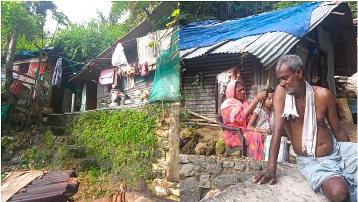sixteen homeless families suffer in rain at kovalam sixteen homeless families suffer in rain at kovalam