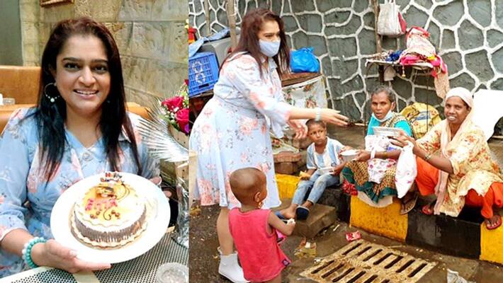 Ekta Jain feeds the needy people on her birthday kpg Ekta Jain feeds the needy people on her birthday kpg