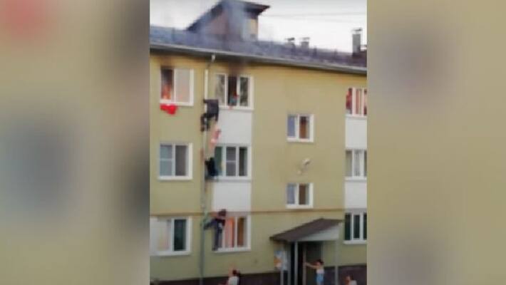 viral video in which men rescues children from fire viral video in which men rescues children from fire