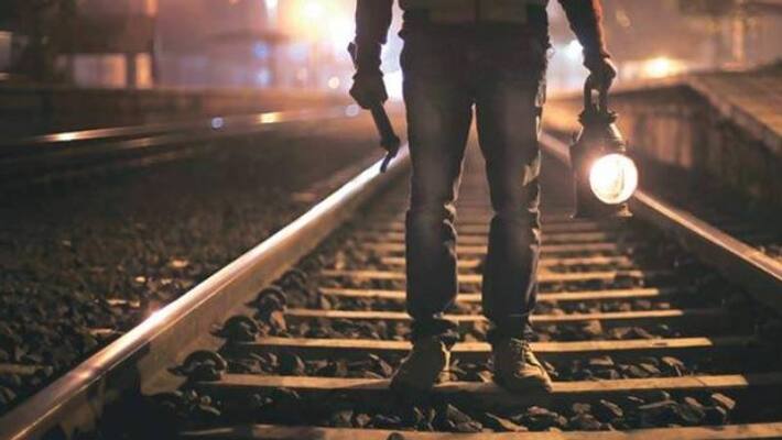 Railway staff hit by light train engine died while night patrolling Railway staff hit by light train engine died while night patrolling