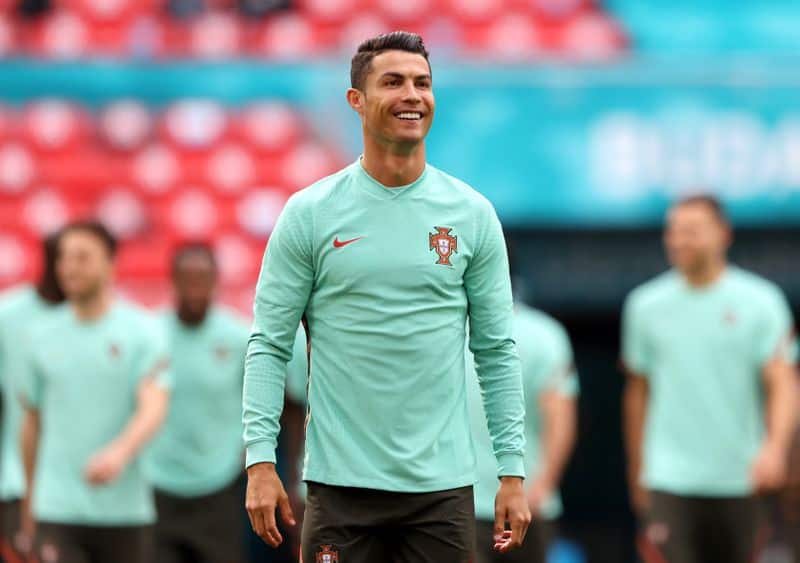 UEFA EURO 2020 Hungary v Portugal Cristiano Ronaldo near Records