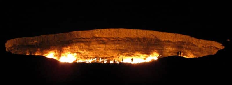 story behind  Karakum Desert aka The Gates of Hell