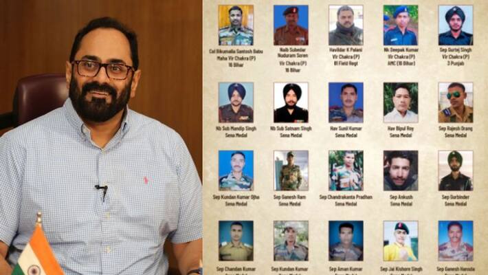 Rajeev Chandrasekhar MP pays tribute to Bravehearts lose life in galwan Rajeev Chandrasekhar MP pays tribute to Bravehearts lose life in galwan