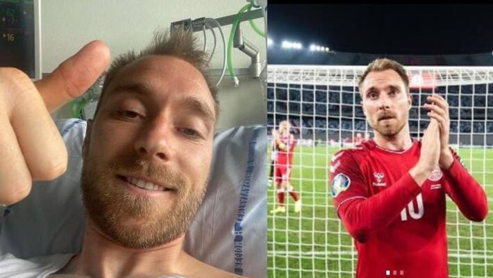Christian Eriksen sends message to fans Christian Eriksen sends message to fans