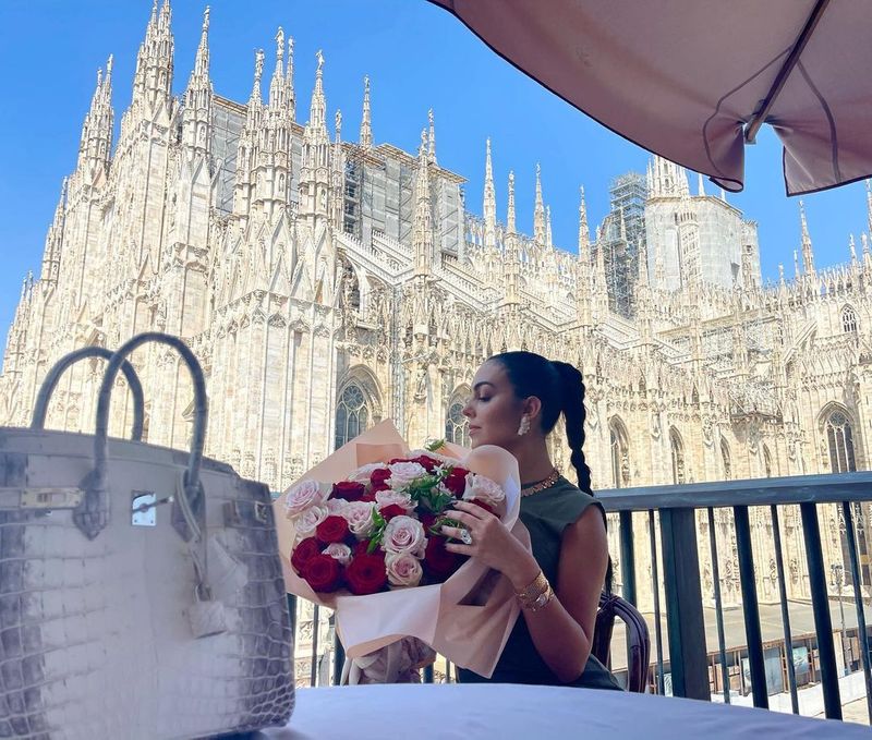 Recently, Georgina shared some pictures of her, having travelled to Milan in Italy.