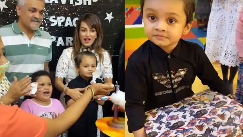 4 साल के काविश की बर्थडे पार्टी में निशा रावल ने सिर्फ अपने कुछ करीबियों को ही बुलाया था। बर्थडे पर मिले गिफ्ट्स को देखकर काविश एक्साइटेड नजर आए।