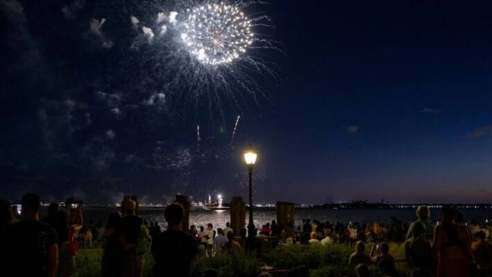 lifts covid restrictions in New York Celebration with fireworks display lifts covid restrictions in New York Celebration with fireworks display