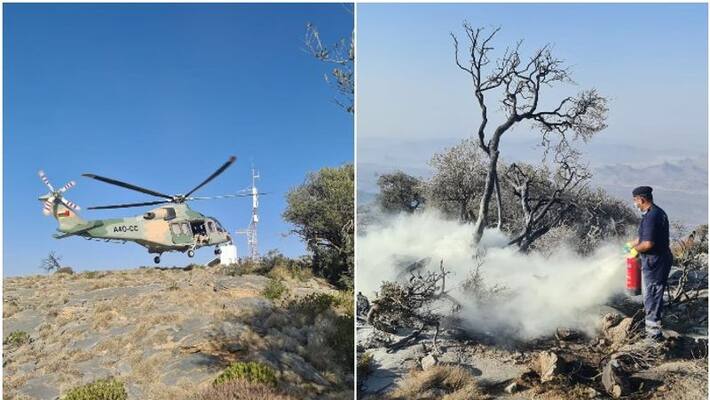 Al Hamra wildfire 70 percent controlled Al Hamra wildfire 70 percent controlled