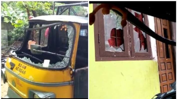 house of CPM branch secretary attacked in Anchery, Thrissur house of CPM branch secretary attacked in Anchery, Thrissur