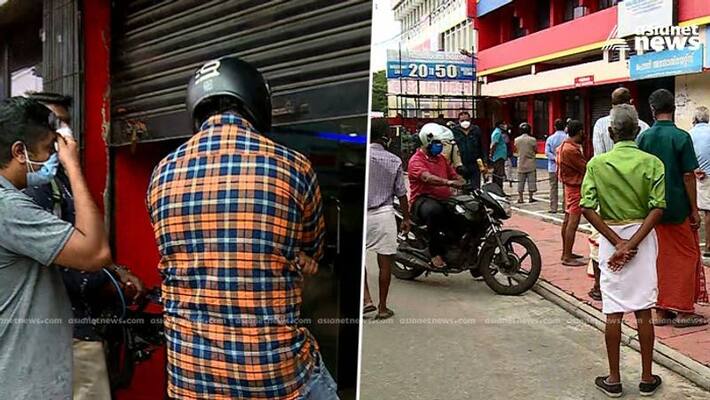 liquor shops open heavy rush liquor shops open heavy rush